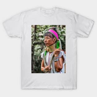 Long Neck Hill Tribe Woman T-Shirt